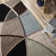 Abstract Blue/Brown/Black Area Rug