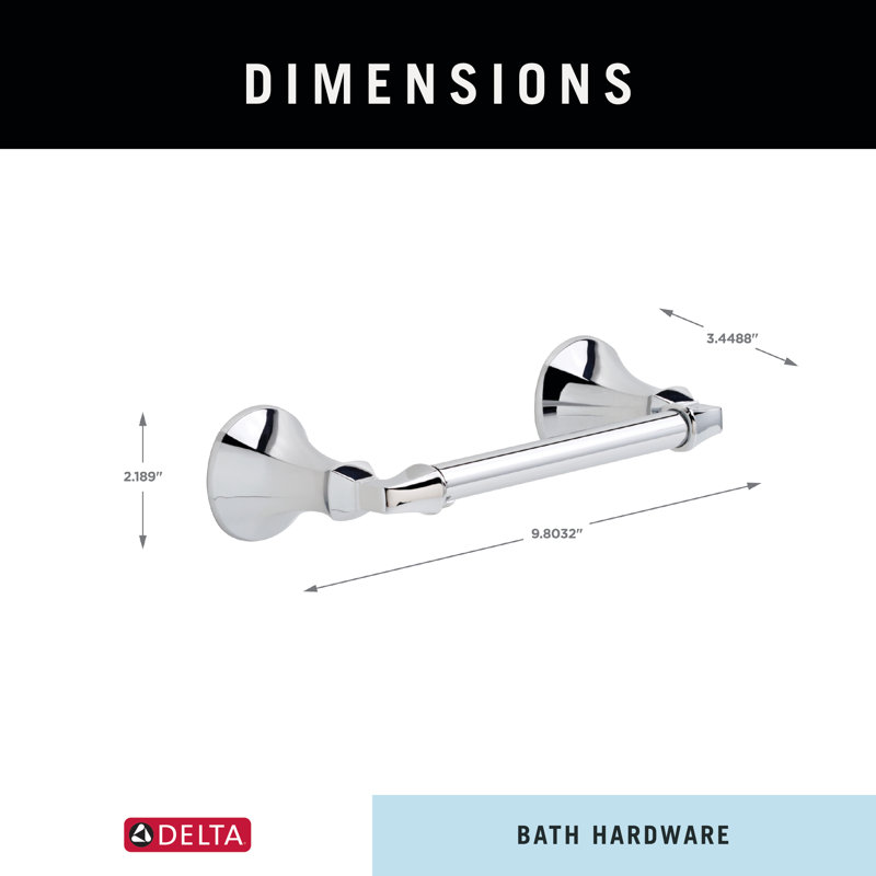 Accessoire de quincaillerie de salle de bain Ashlyn, Chrome chrome