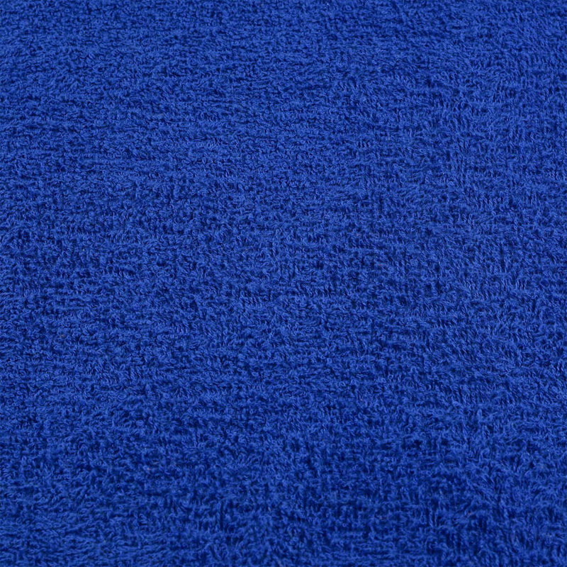 Atenea 100% Cotton Bath Towels, Blue, Set of 2