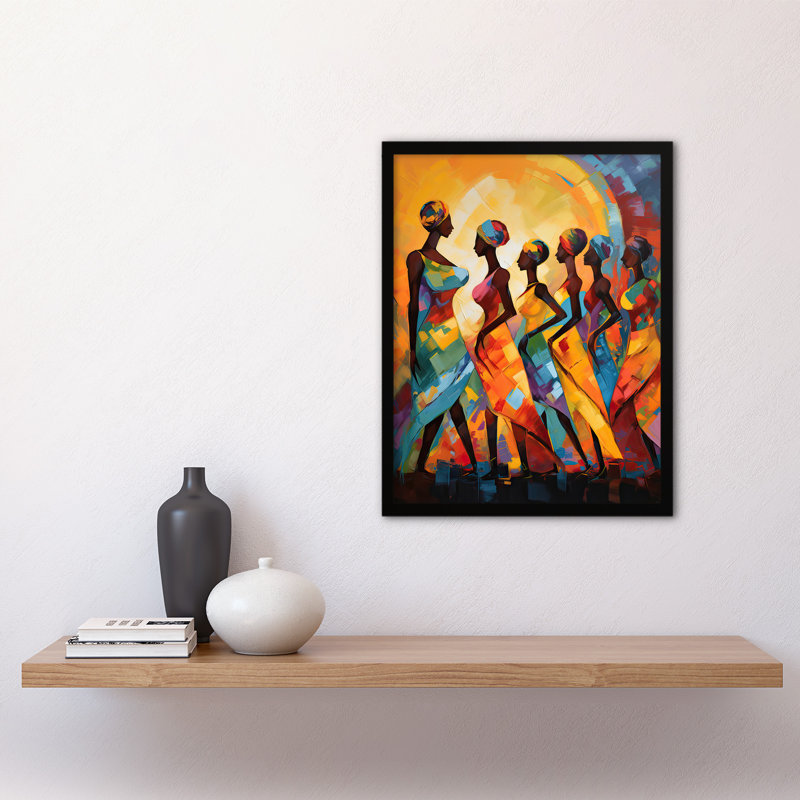 Meriann African Cultural Dance Tribal Traditional Music Energy - Single Picture Frame Print
