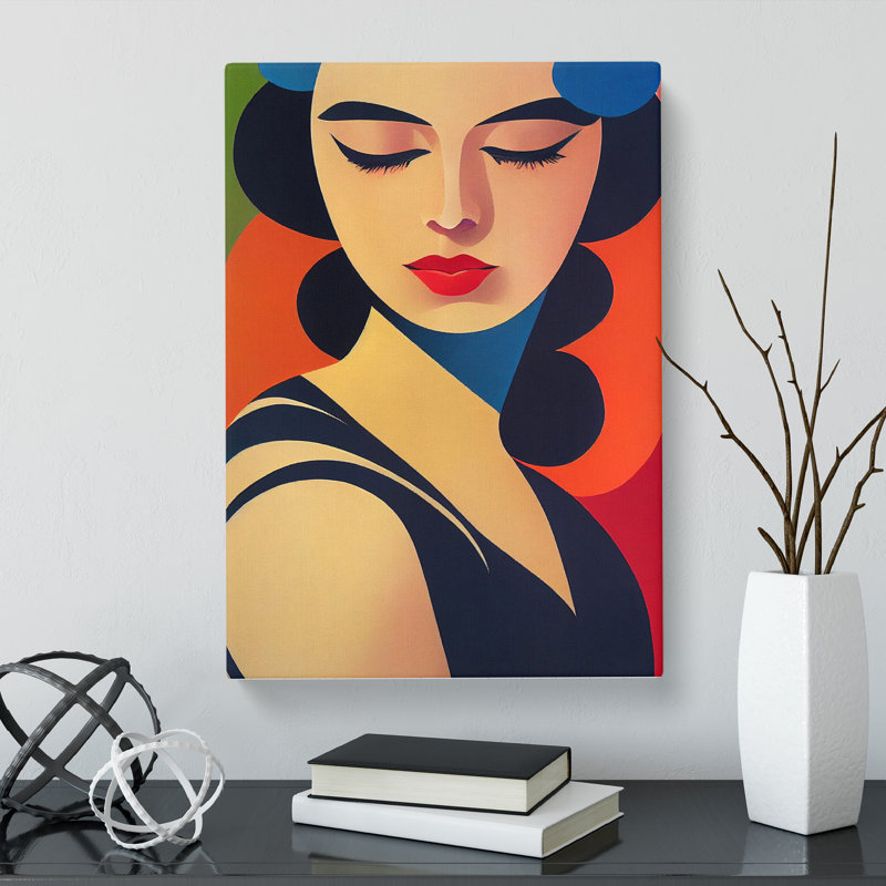 Portrait Woman Vol.1 - Wrapped Canvas, 50cm H x 35cm W x 3cm D
