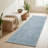 Washable Runner Rug 2x55 - Moor Modern Plush Rug for Hallway & Entryway, Cream Alabaster Soft-1140560310-1140560281
