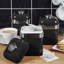 Ensemble de 3 pots Swan - bleu-64375146