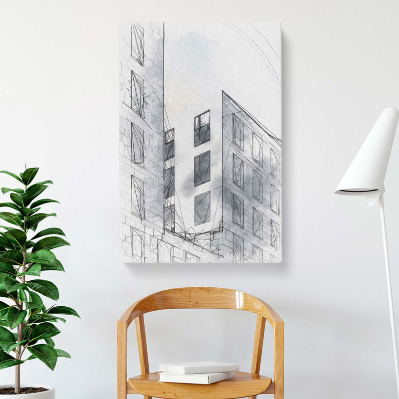 Sketching the Architecture Vol.45 - Wrapped Canvas Drawing - Wrapped Canvas, 60cm H x 40cm W x 3cm D