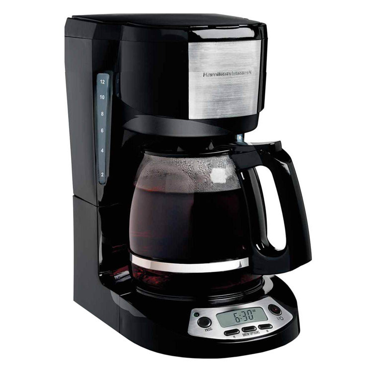 Black & Decker 4-in-1 Coffee Station 5-Cup Blk Stainless Steel