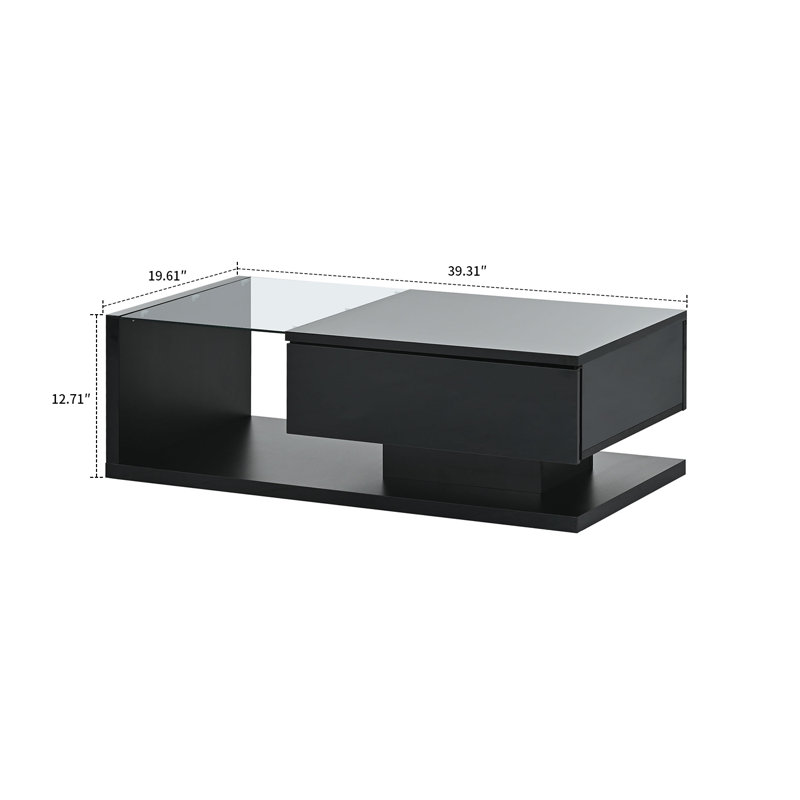 Ludis Coffee Table, Black