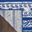 Tapis ivoire / bleu Poteet-1174428327