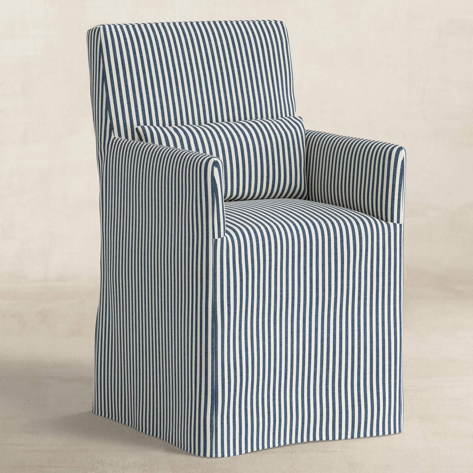 20'' H Cotton Upholstered Armchair, Flint