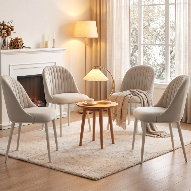 Abishan Modern Dining Chairs Set Of 2 For Kitchen, Bar, Living Room