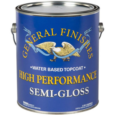 General Finishes High Performance Water Based Semi Gloss Topcoat (1 Gallon)
