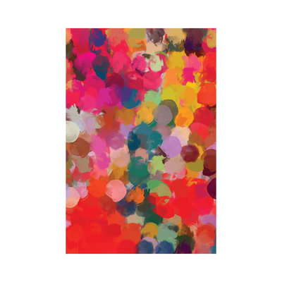 Bohemian Colour Expression by Irena Orlov - Wrapped Canvas Painting