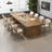 Modern rectangular solid wood conference table-881493335