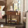 Solid Wood 4-Piece Spindle Vivienne  Bed With Two Walker Edison Easy Assembly 1-Drawer Nightstands And 6-Drawer Dresser