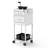 Rolling Craft Cart Metal Storage Cart with Lockable Drawer Salon SPA Trolley-93101721