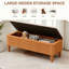 Banc de rangement avec repose-pieds Astin-941326836