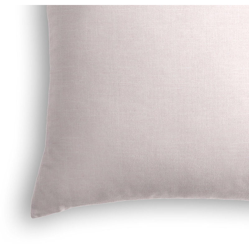 Housse de coussin carrée, 26 po x 26 po, Rose clair, Duvet