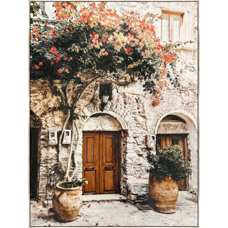 «Clay Courtyard II», art mural sur toile