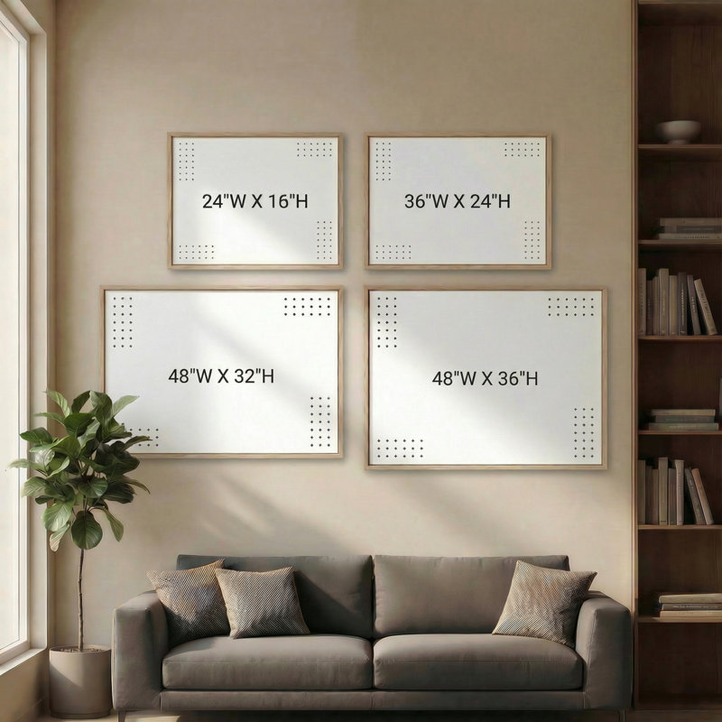 «Music Notes», reproduction d'art sur toile, ensemble de 1, Natural, 36"H x 48"W