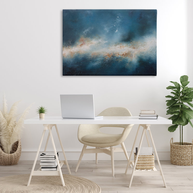 Art mural sur toile Beneath The Surface par Lydia Orange br-350_CN, H 30 po x l 45 po