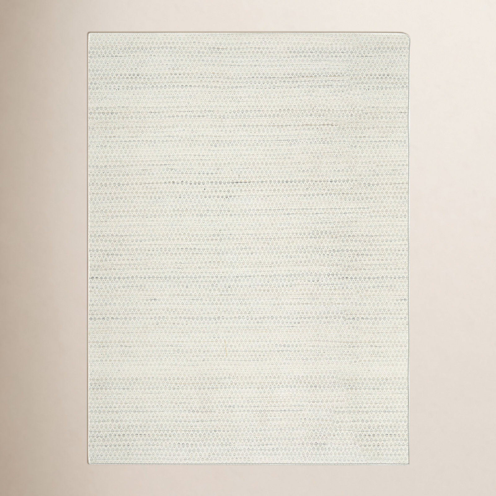 Gino Handmade Performance Cream/Taupe Indoor/Outdoor Rug, Rectangle 2' x 3'