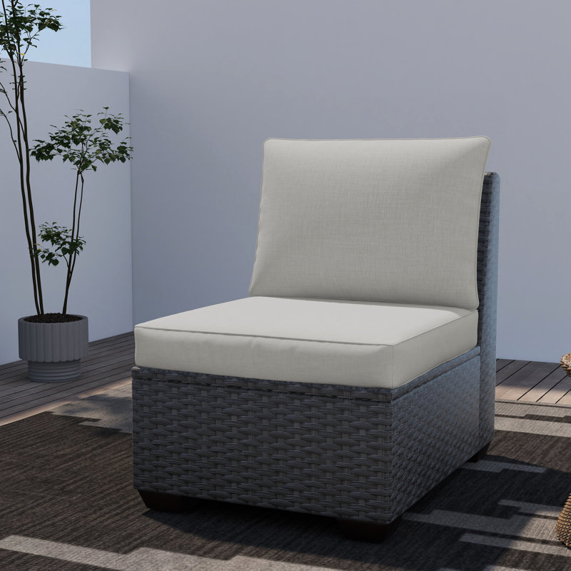 Ensemble de coussins d'extérieur Meridian, Sunbrella®, Gris clair