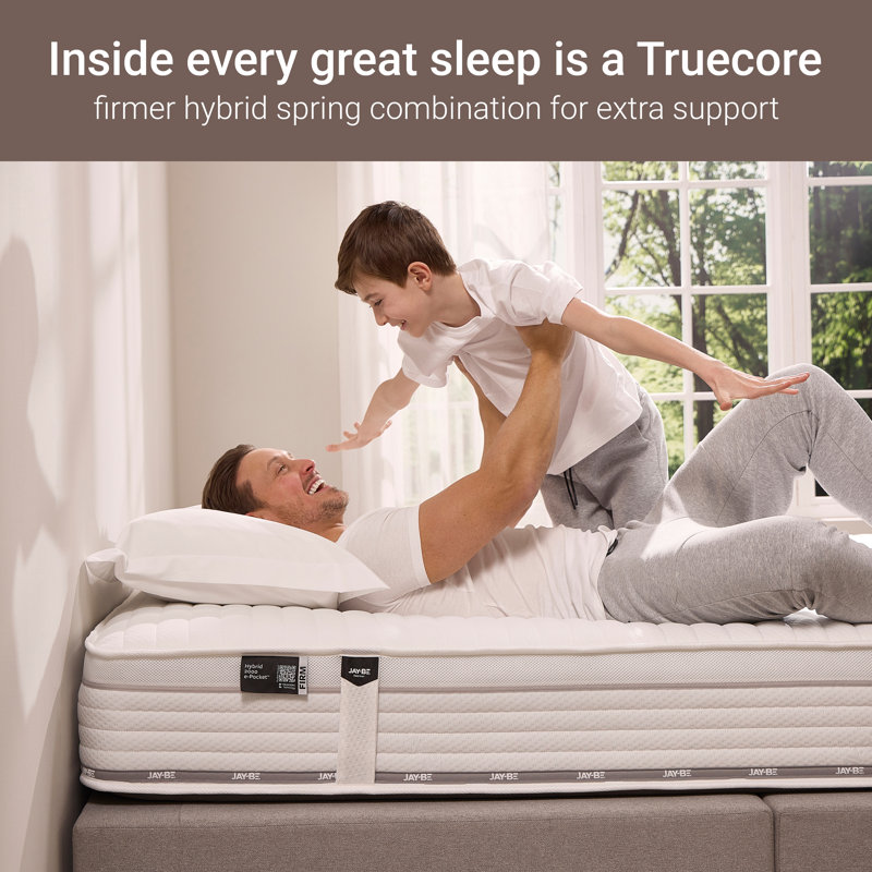 Jay-Be Firm Hybrid 2000 e-Pocket™ Truecore Eco-Friendly Mattress, Single (3')