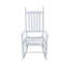 Chaise berçante en bois, sans tapis