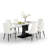 Sindia Rectangular 63'' L x 35.4'' W Restaurant Dining Set-619532831-645394717-619532816