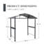 2.4 x 1.5 m BBQ Grill Gazebo