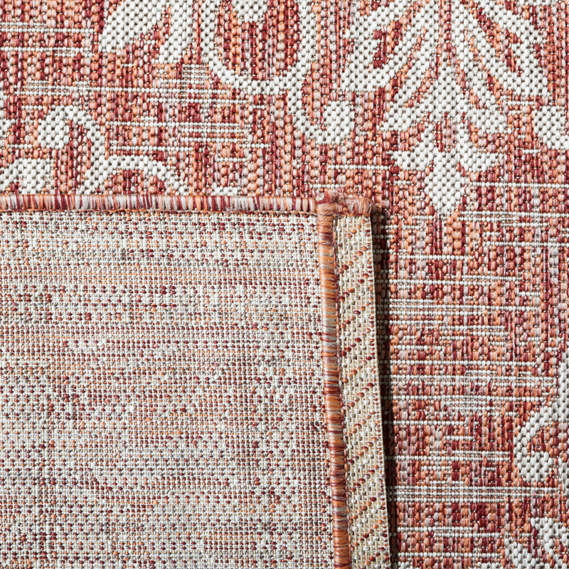Tapis oriental d'intérieur / extérieur Ajna Performance, Carré 6 pi 7 po