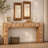 Wood Console Table Entryway Table