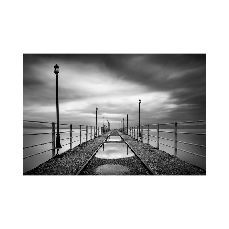 Long Walk by George Digalakis - Wrapped Canvas Print, 20.32 cm H x 30.48 cm W