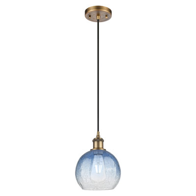 Ballston - Brookhaven Globe - 1 Light 8" Cord Hung Mini Pendant
