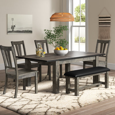 Katarina Extendable Four Leg Dining Set