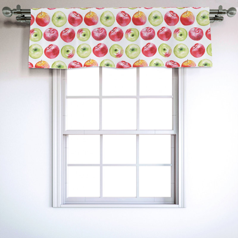Sateen Ruffled Window Valance