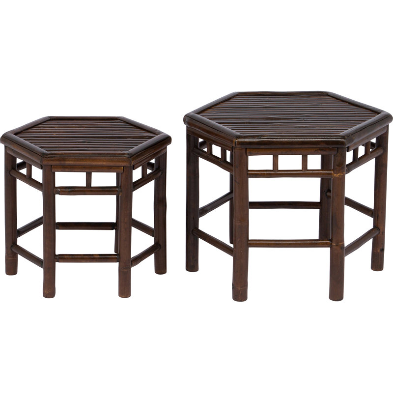 Ensemble de tables de bout 2 pièces Drakes, Espresso