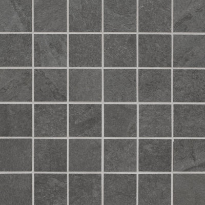 Lucenta Grid 12 in. x 12 in. Matte Porcelain Mosaic Floor and Wall Tile