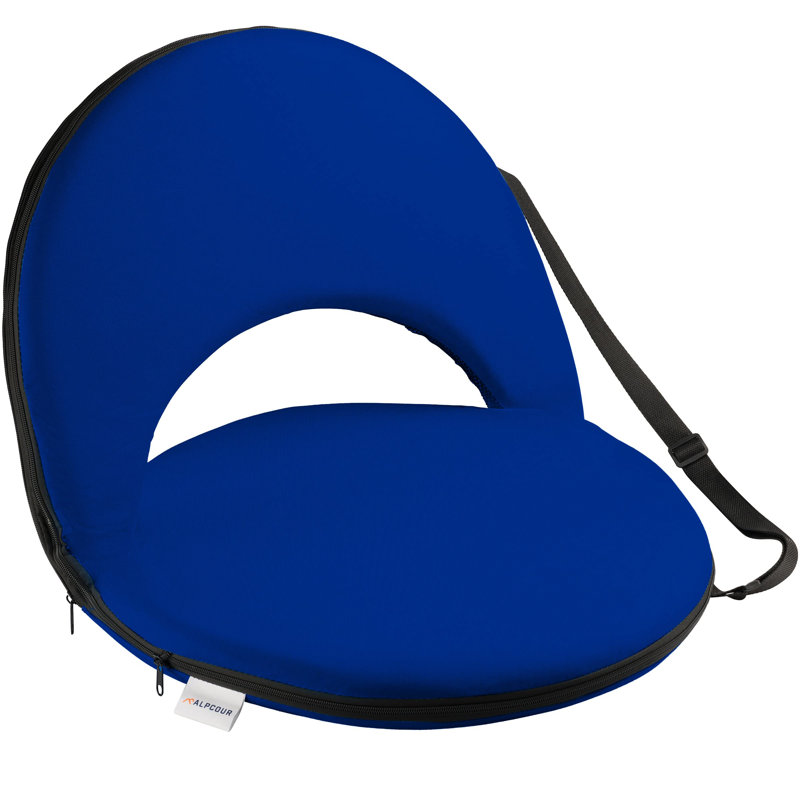 Demos Folding Stadium Seat, Royal Blue