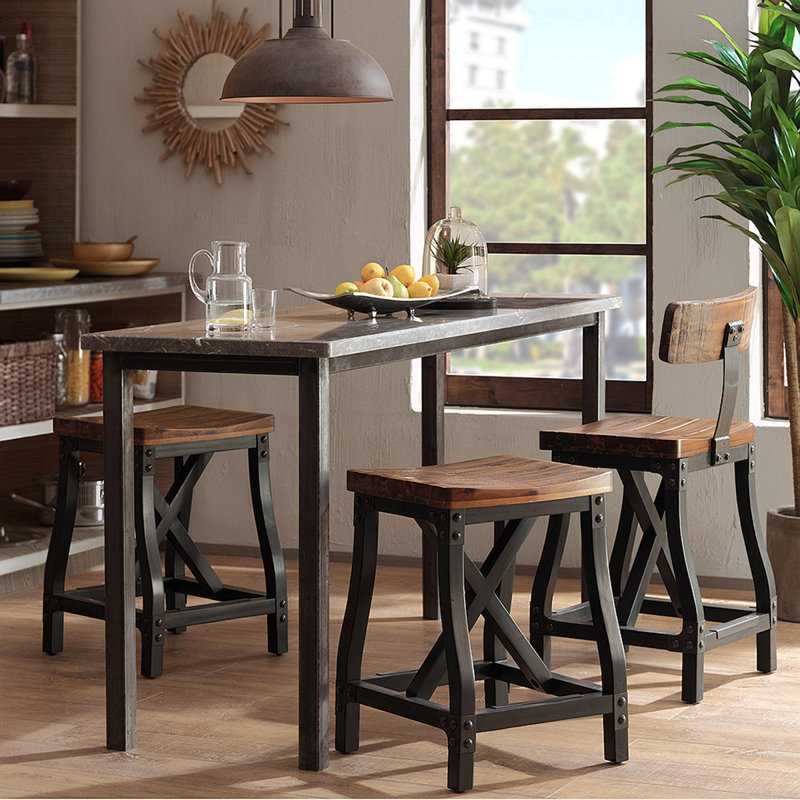 Counter Stool With Back