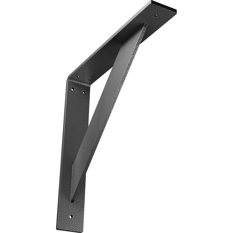 Ekena Millwork Traditional H 2'' W D Metal Bracket / Corbel