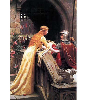 Reproduction d’art à imprimé « god speed fair knight » par edmund berninger
