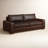 Jonie 91" Genuine Leather Sleeper Sofa-1737887751