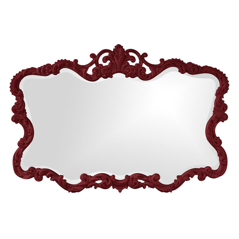 Talida Arch Mirror, Burgundy