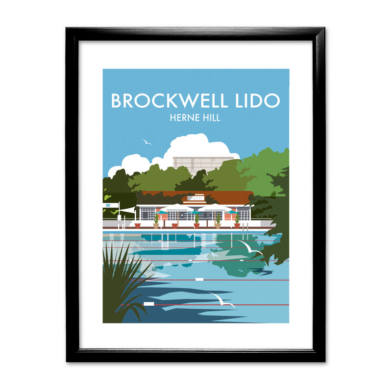 Dave Thompson - Single Picture Frame Print, Black