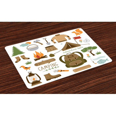 Moser Adventure Camping Equipment Placemat