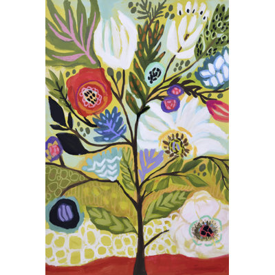 Flower Tree I by Regina Moore - Wrapped Canvas Painting