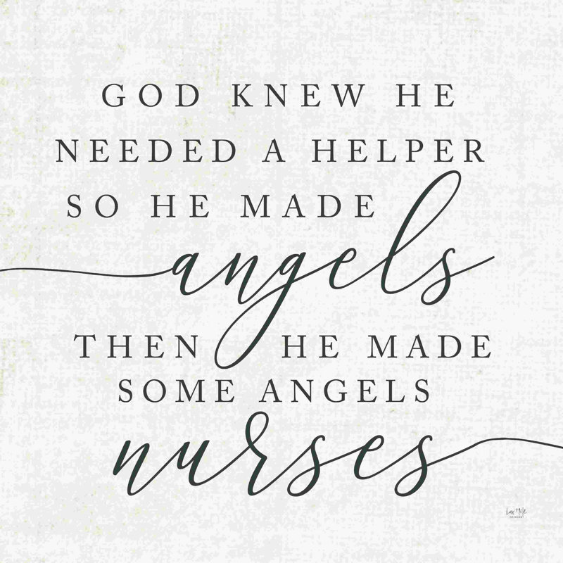 God Made Angel Nurses 2884559, H 12 po x l 12 po