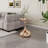 Fiontan Luxury Design Iron End Table, Minimalist Round Side Table For Small Space-854657988