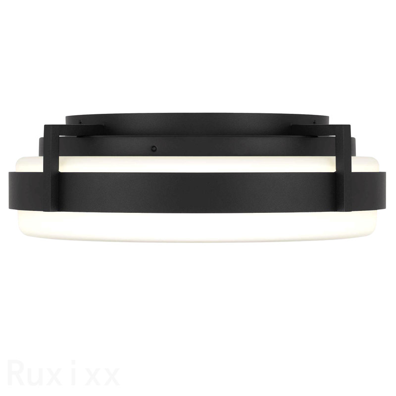 12 Inch Integrated Led Flush Mount, 4.5" H x 12" W x 12" D