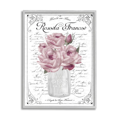 Bouquet de roses roses français